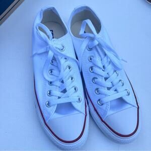 Converse Women’s Lace Up All Stars Optical White Sneakers Sz 7